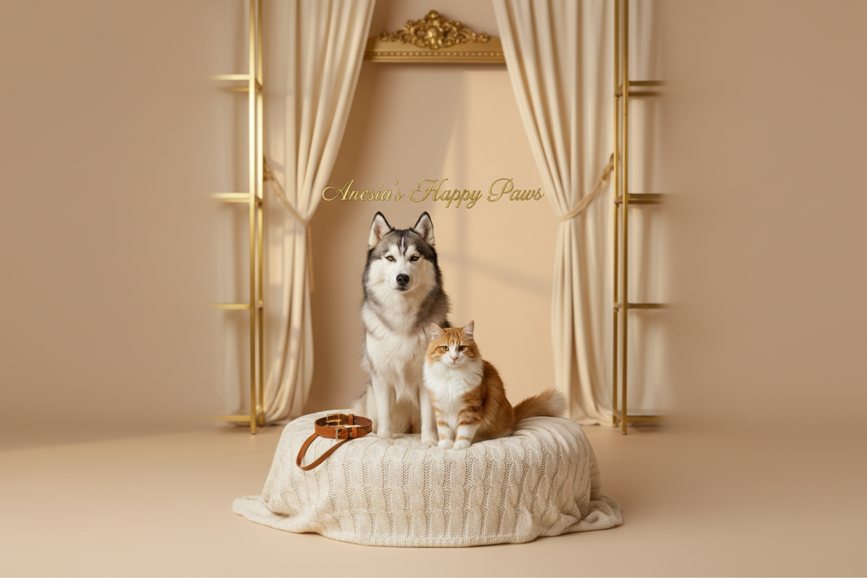 Anesia's Happy Paws Hero Banner